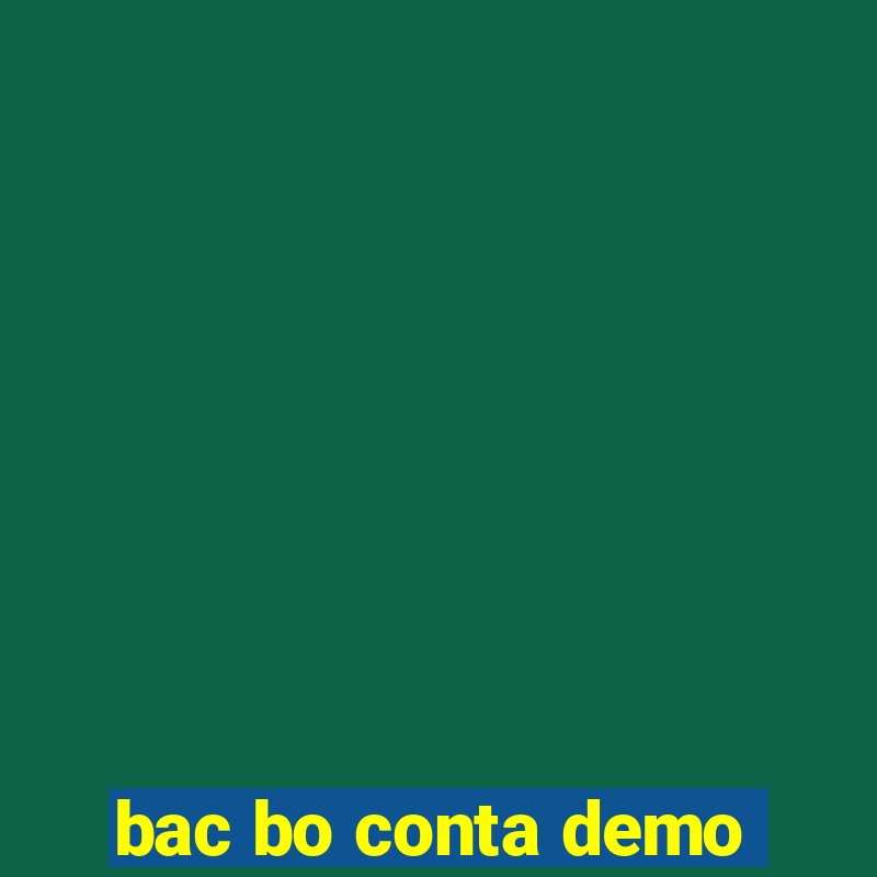 bac bo conta demo